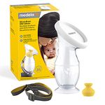 Medela Silicone Breast Milk Collector, Milk Saver with Spill-Resistant Stopper, Suction Base and Lanyard, 3.4 oz/100 mL