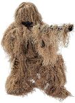 SETLUX Ghillie Suit for Men, Gilly Suit for Adults Camo Hunting Clothes 3D Woodland Camouflage Suits for Hunting