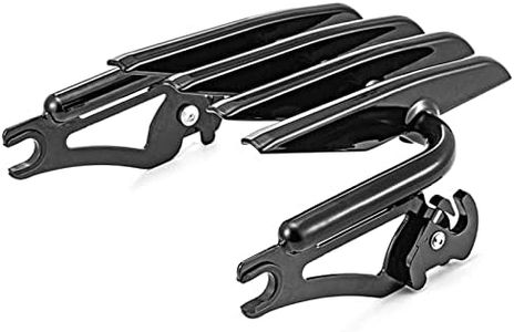 Mofun Gloss Black Luggage Rack Stealth Style Detachable Compatible with 2009-2022 Harley Touring Road King Electra Glide Road Glide Street Glide