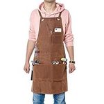 QEES Worker Tool Apron Canvas Adjus