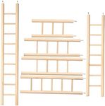 Climbing Toys 6pcs Budgerigar Biting Cage Training Climbing Ladder Climb Parrot Toy Parakeet Parrots for Bird Grinding Chewing Claw Birds Stand Wooden Wood Birds Toys