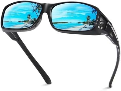 DUCO SURLUNETTES SOLAIRES POLARISÉES Pour course à pied, cyclisme, tennis, conduite, sport et loisirs - Pour hommes et femmes - Protection anti UV 400 8953
