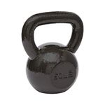 Amazon Basics Cast Iron Kettlebell - 50 Pounds, Black