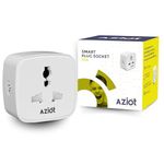 AZIOT 10A Smart Plug with Energy Monitoring – WiFi/Bluetooth – Made in India – Timer Function – Works with Google Home & Amazon Alexa