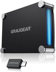 GRAUGEAR External Enclosure for 1x 5.25 Inch SATA Drive Blu-Ray CD-DVD Drive USB 3.0 eSATA Connection USB-C Adapter G-5251