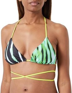 Diesel BFB-REVVY-Rev Reggiseno Traje de baño de Dos Piezas, Black+Green+Light Blue+Grey, XXS para Mujer