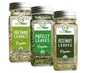 Geo-Fresh Organic Combo (Oregano 15g + Parsley 15g + Rosemary 25g) - USDA Certified