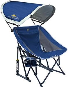 GCI Outdoor Pod Rocker Outdoor Rocking Chair with Sunshade Canopy