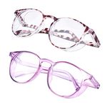 Outray 2 Pack Safety Glasses Anti Fog Blue Light Blocking Glasses for Women Men Safety Goggles Protective Eyewear