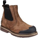 FS225 Goodyear Welted Waterproof Pull On Chelsea Safety Boot Brown UK 8 Brown