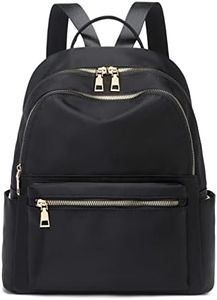 Shaelyka Small Lightweight Backpack Purse for Women Anti-theft Mini Backpack Purse Travel Daypack, Black, Small, Classic