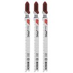 Bosch T102H 4-Inch X 10-Tpi Clean-Cut for PVC Jigsaw Blade, 3-Pack