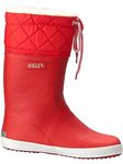 Aigle Giboulee 2 Rain Boot Unisex Kids, Rouge Blanc, 12.5 UK Child