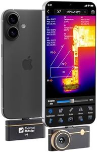Thermal Imaging Camera Thermal Master P3 Infrared Camera for iPhone15/16 and Android Phones Thermal Camera with Manual Focus Lens X³ IR Resolution 512x384, Temp Range -20℃-600℃ 15x Digital Zoom