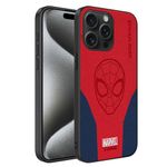 IRON SPIDER Case for iPhone 13 with Superhero character Compatible iPhone 13 Leather Case RED+BLUE (SPIDER)