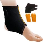 Ankle Ice Pack Wrap for Injuries - Hot & Cold Reusable Gel Packs for Relief from Sprain, Sports Injury, Plantar Fasciitis, Achilles Tendonitis, Ankle Foot Ice Pack(2 Packs) 6.8" x 5" x 1.5"