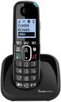Amplicomms BigTel 1500 Cordless Big Button Phone for Elderly - Loud Phones for Hard of Hearing - Hearing Aid Compatible