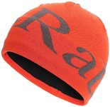 Rab Logo Beanie Lightweight Knitted Hat for Skiing & Everyday Use - Firecracker/Graphene - One Size
