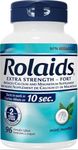 Rolaids Extra Strength Antacid, Mint Flavoured, Fast Heartburn Relief, 96 Count