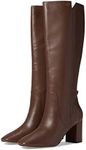 Cole Haan Womens Chrystie Leather Knee-High Boots Brown 10 Medium (B,M)