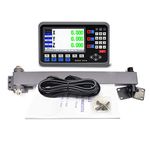 TOAUTO 3 Aixs DRO LCD Screen Digital Readout Mill Lathe 5um Resolution DRO Display AC86V~240V for Bridgeport/Knee Milling Machine (1pc 3 Axis LCD DRO ONLY)