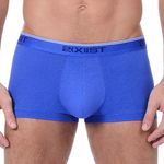 2(x)ist Men's 3-Pack Stretch Core No-Show Trunk, Eclipse/Lead/Dazzling Blue, Medium