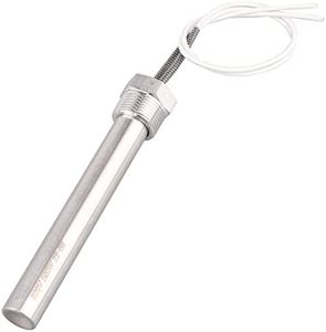 AIICIOO Riscaldatore ad acqua a cartuccia, 3/4 pollici, flangia in acciaio inox, resistente, AC 220 V, 500 W