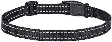 PetSpy Extra Dog Collar Strap - Compatible with All PetSpy Dog Training Shock Collars (Nylon Black) Adjustable