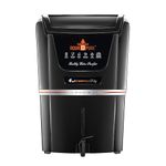 AQUA D PURE 4-in-1 Copper RO Water Purifier | RO+UV+UF+TDS Adjuster | 12L Large Storage | Removes Impurities & Enhances Water with Copper | Wall-Mount & Countertop | Black