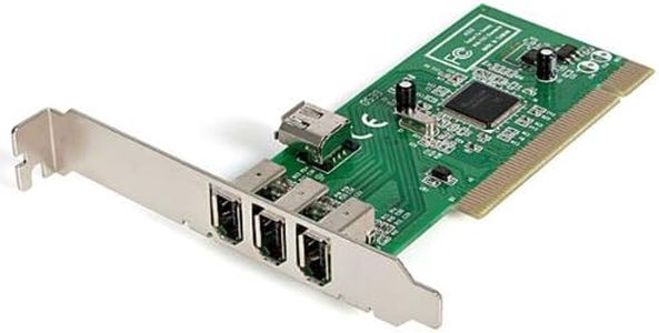 StarTech.com 4 Port PCI 1394a FireWire Adapter Card - 3 External 1 Internal