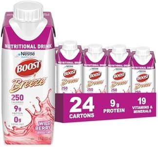 BOOST Breeze Nutritional Drink, Wild Berry, 8 fl oz (Pack of 24)