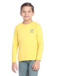 U.S. POLO ASSN. Boy's Regular Fit T-Shirt (OKE02-PL_Aspen Yellow