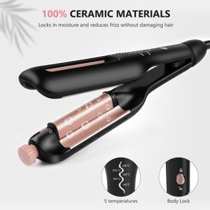 janelove 4-in-1 Hair Waver – Multi-Size Curling Iron Styler