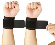 Tima Sweatband Wrist Band/Wrist Support for Gym and Sports Activities Pack of 2