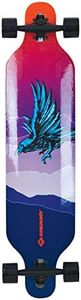 Schildkröt Longboard Freeride 41", Bois d'Érable Collé 9 Plis, Planche Complète avec Suspension à Essieu Suspendu, Roulements à Billes ABEC-11, Design: Cool Chimp, 510691.