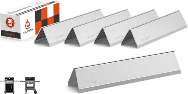 QuliMetal SUS304 15.3" Flavorizer Bars Replacement for Weber Spirit 300 and GS4 Spirit II 300, Spirit E310 E320 E330 S310 S320 S330 Series Gas Grill with Front Control Knobs,Parts for Weber 7636 69797