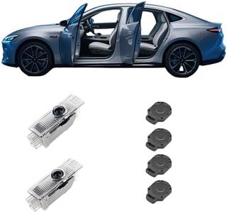 Never Fade LED Car Door Light Door Light Logo Welcome Logo Lights Accessories Compatible with 1/3/4/5/6/7/x1/x2/x3/x4/x5/x6/x7/M/328i/28i/530i/528i/e92(2PCS)