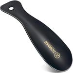 ZOMAKE Metal Shoe Horn Stainless Steel Shoehorn 7.5 Inches - Portable for Travel Use