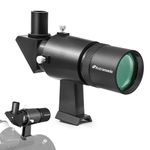 Astromania 9x50 Angled Finder Scope, Black - You Will no Longer Need to Strain Your Neck at Difficult Angles and are Also able to Search for Objects which are not so Easy to find