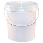 Martin Cox MOGG105 20L White Detaling Valeters Bucket 20 Litre Pail & Lid