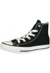 Converse Chuck Taylor All Star Canvas High Top Sneaker, Black, 9 US Men/11 US Women