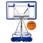 Franklin Sports Pool Basketball Hoop - Waterproof Mini Basketball Hoop for Poolside - Portable 30" Kids Basketball Hoop - Steel Construction - All Ages