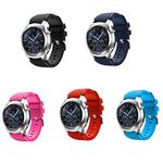 Gear S3 Frontier/Classic Watch Band,DKY [5-Pack] Soft Silicone Replacement Sport Strap Samsung Gear S3 Frontier/S3 Classic Smart Watch