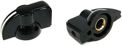 2-pack Potentiometer Knobs: Black "