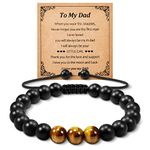 GBTBYS Fathers Day Gift Ideas from Daughter, To My Dad Bracelet, Dad Gifts from Daughter, Dad Birthday Best Dad Ever Gifts Ideas, Fathers Day Retirement Gifts for Men Daddy Step Dad New Dad