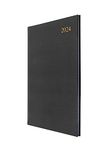 Collins Debden Essential A4 Diary Week to View Planner 2024 - Complete Planner 2024 Daily Weekly and Monthly - A4 Size (Black)