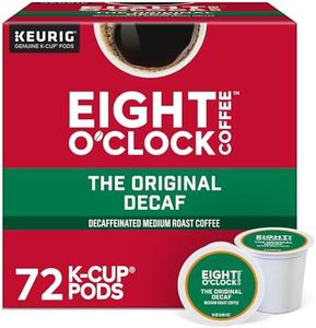 Eight O'Clock Coffee The Original Decaf, Single Serve Coffee K-Cup Pod, Medium Roast, 72
