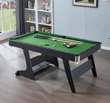 RUP 6ft 3 in 1 Pool/Billiards, PING Pong/TT, Study | Multi Game Table (All accesories Included)