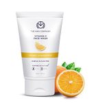 The Man Company Skin Brightening Vitamin C Face Wash - 100ml | Oil-Free Look & Instant Glow | Evens Skin Tone | Goodness of Turmeric & Niacinamide I Paraben & SLS Free