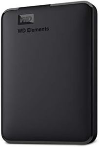 WD 4TB Elements Portable External Hard Drive for Windows, USB 3.2 Gen 1/USB 3.0 for PC & Mac, Plug and Play Ready - ‎WDBU6Y0040BBK-WESN